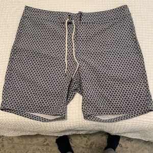 Faherty Blue Board Shorts